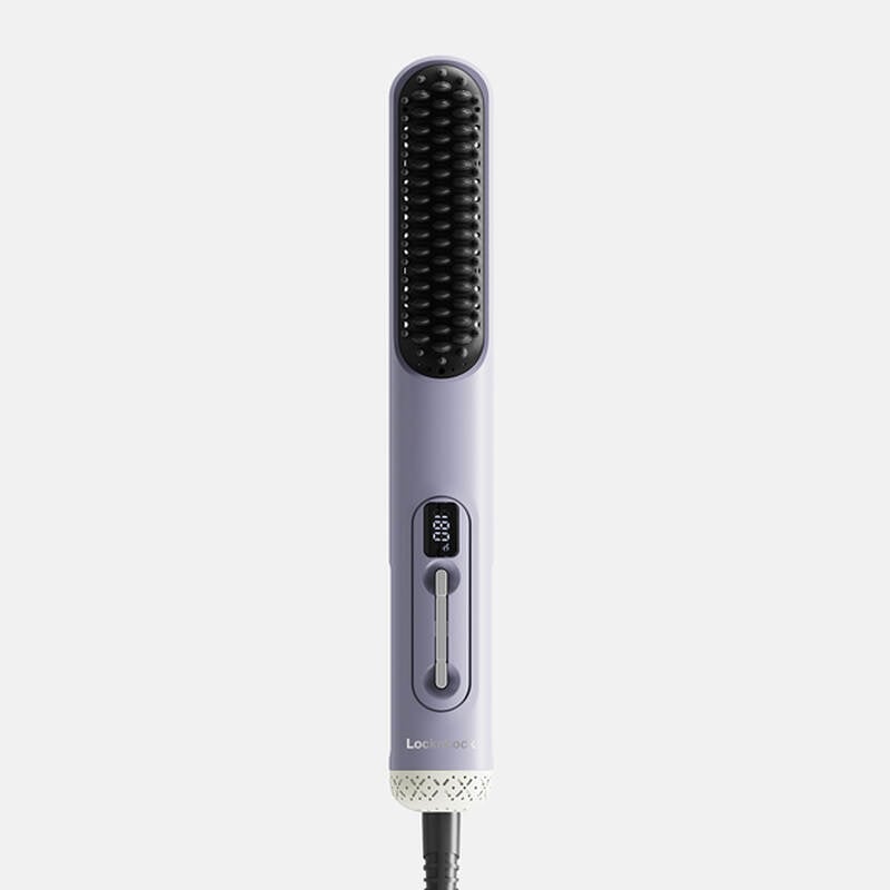 Lược điện tạo kiểu LocknLock 43W, răng nhiệt phủ sứ, công nghệ ion âm - Màu tím - ENA223PUP, , large image number null